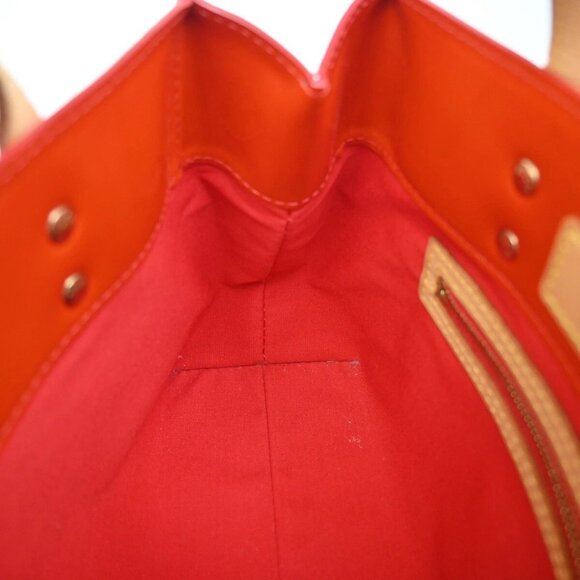 LOUIS VUITTON Read Hand Bag Monogram Vernis Patent Leather Red M91088 31EF111 - Picture 12 of 15